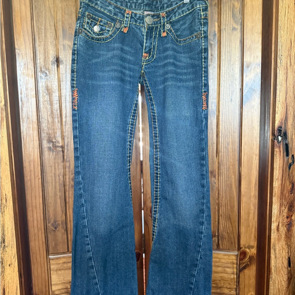 True Religion Dark Blue Flare Jeans